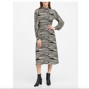 Banana Republic Zebra Print Dress